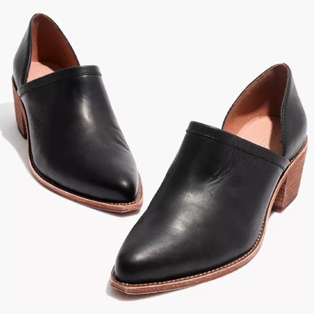 The Brady Leather Madewell Lowcut Bootie - Size 6